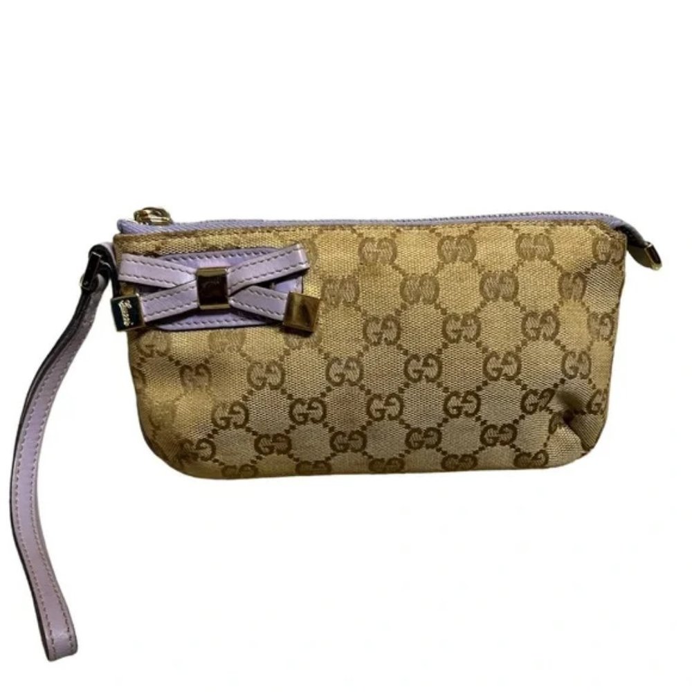 GUCCI WEB PRINCY MONOGRAM WRISTLET - Picture 9 of 11
